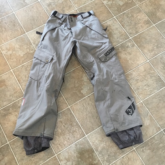 womens grey snow pants